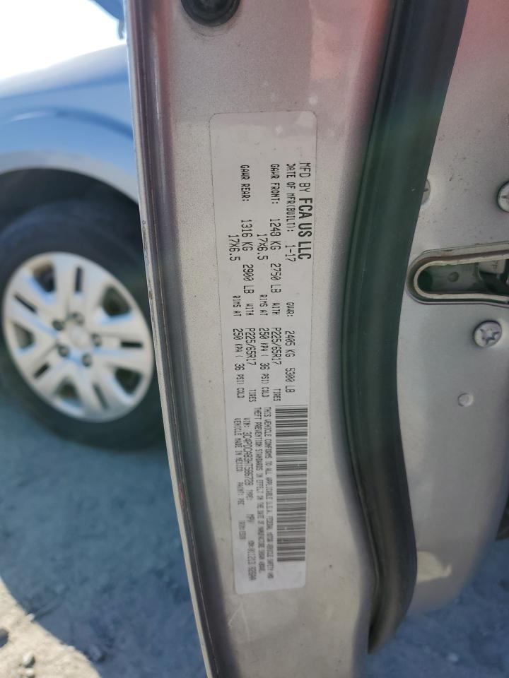 2017 Dodge Journey Se VIN: 3C4PDCAB3HT586728 Lot: 91605235