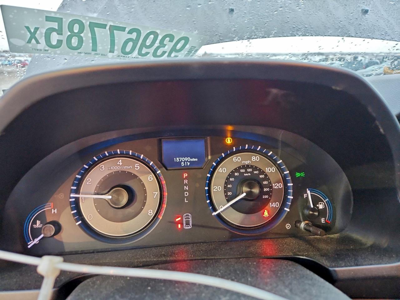 2013 Honda Odyssey Touring VIN: 5FNRL5H90DB028127 Lot: 93967785