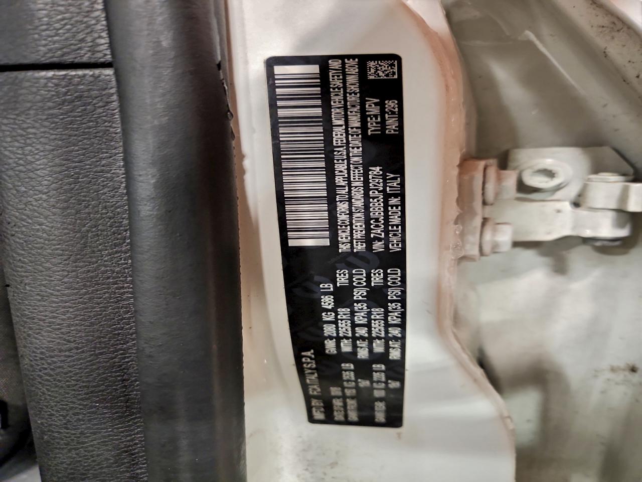 2018 Jeep Renegade Latitude VIN: ZACCJBBB5JPJ29784 Lot: 93114925