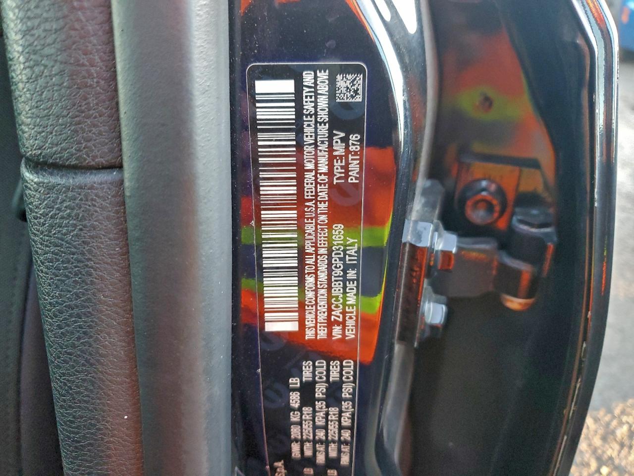 2016 Jeep Renegade Latitude VIN: ZACCJBBT9GPD31659 Lot: 93254825