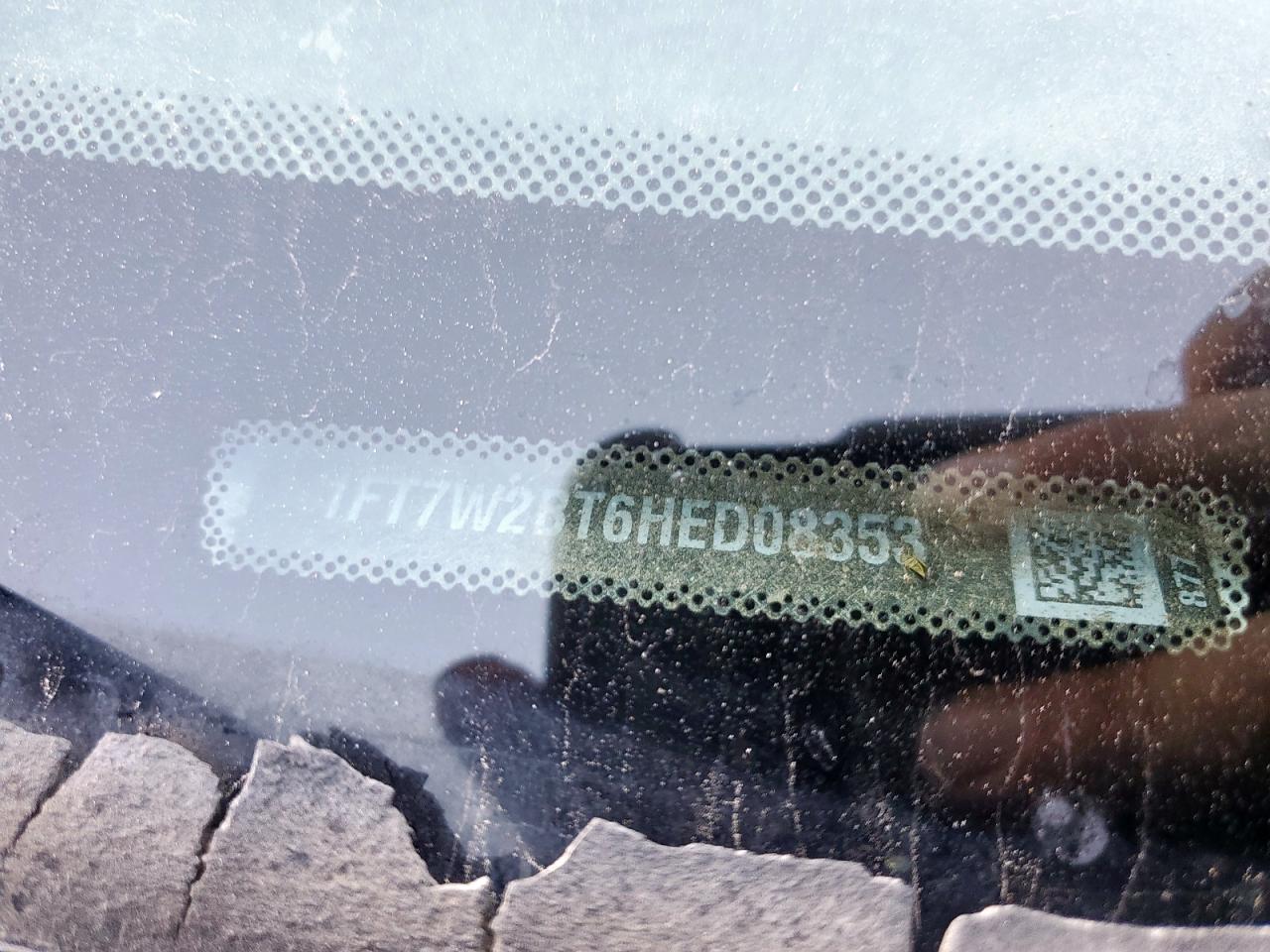 2017 Ford F250 Super Duty VIN: 1FT7W2BT6HED08353 Lot: 91240475