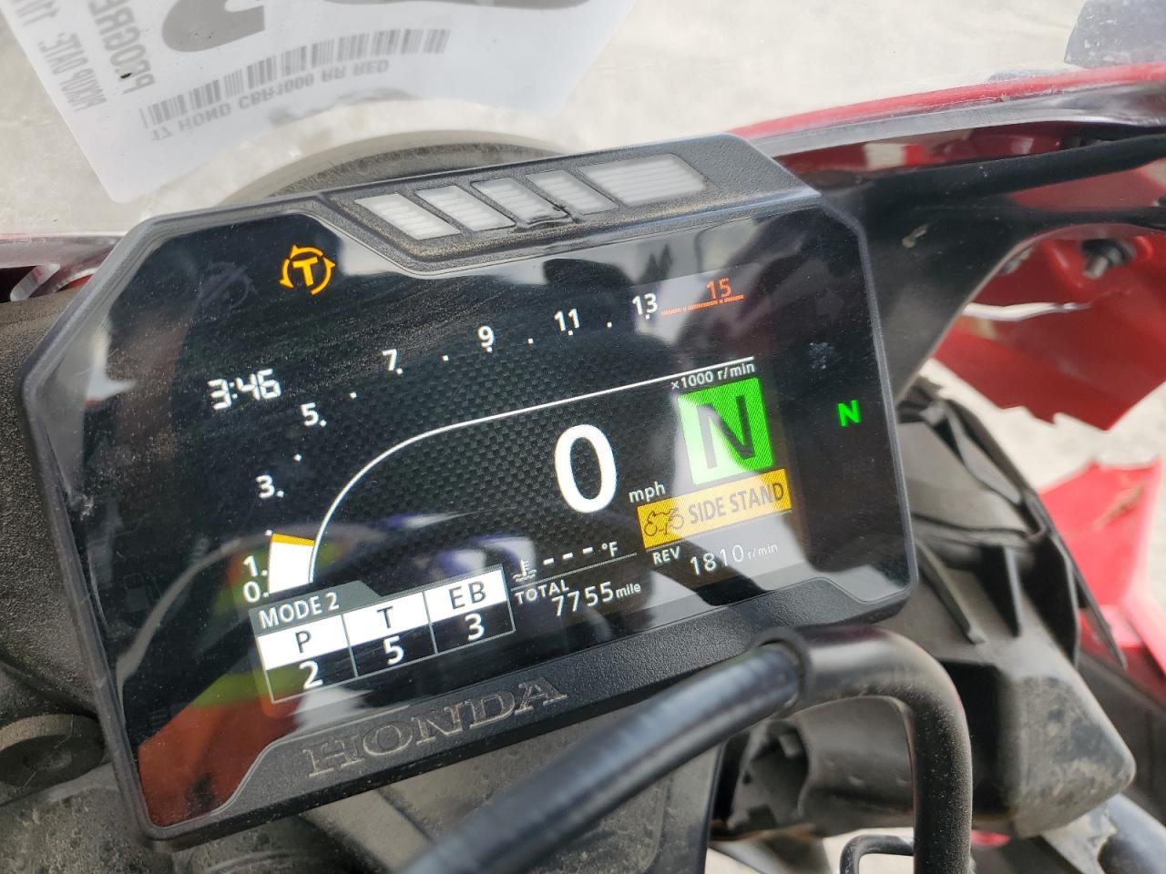 2017 Honda Cbr1000 Rr VIN: JH2SC7702HK000068 Lot: 93486485