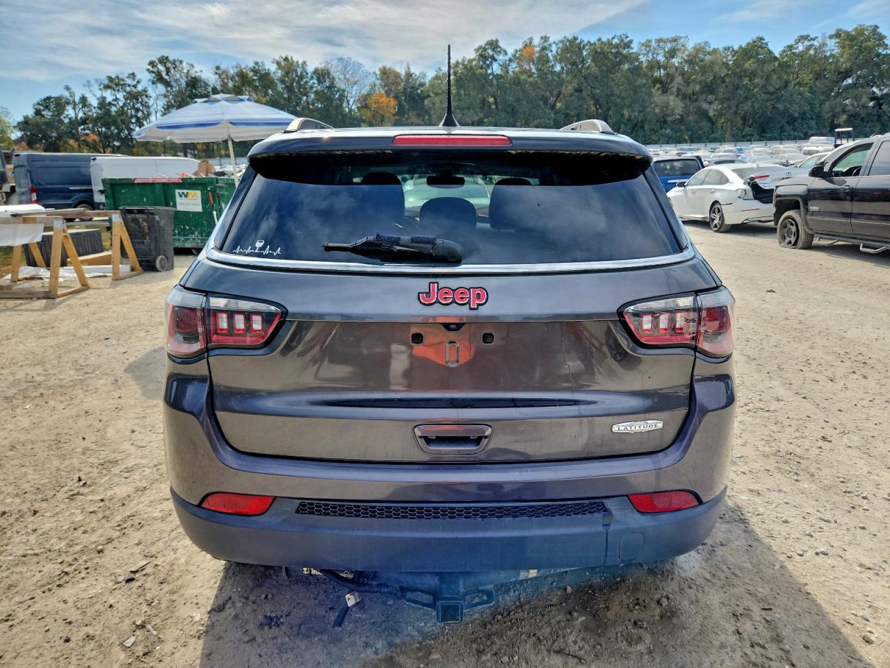 2018 Jeep Compass Latitude VIN: 3C4NJCBB1JT286593 Lot: 93118245