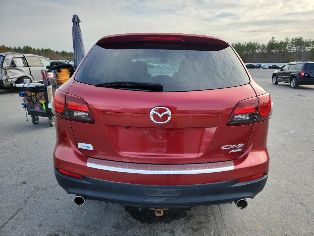 2014 Mazda Cx-9 Touring VIN: JM3TB3CV8E0445469 Lot: 92513115