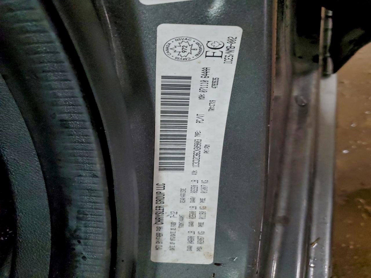 2012 Dodge Avenger Sxt VIN: 1C3CDZCB6CN309003 Lot: 94443525