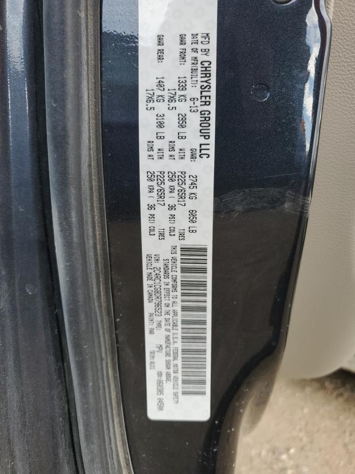 2013 Chrysler Town & Country Touring L VIN: 2C4RC1CG8DR796523 Lot: 92209245