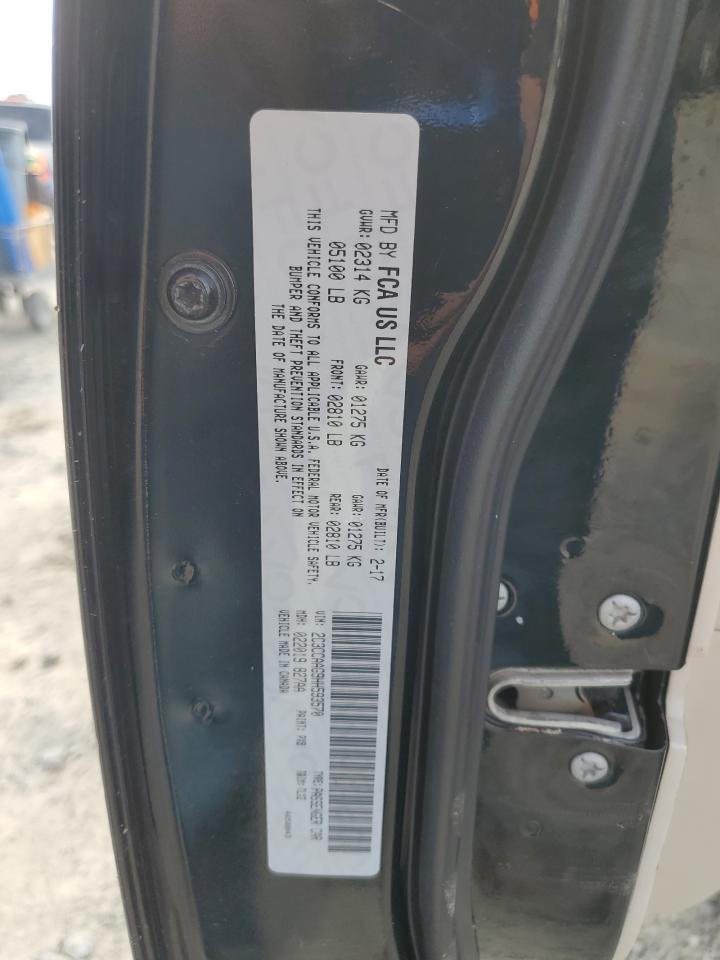 2017 Chrysler 300 Limited VIN: 2C3CCAAG9HH593570 Lot: 91592575