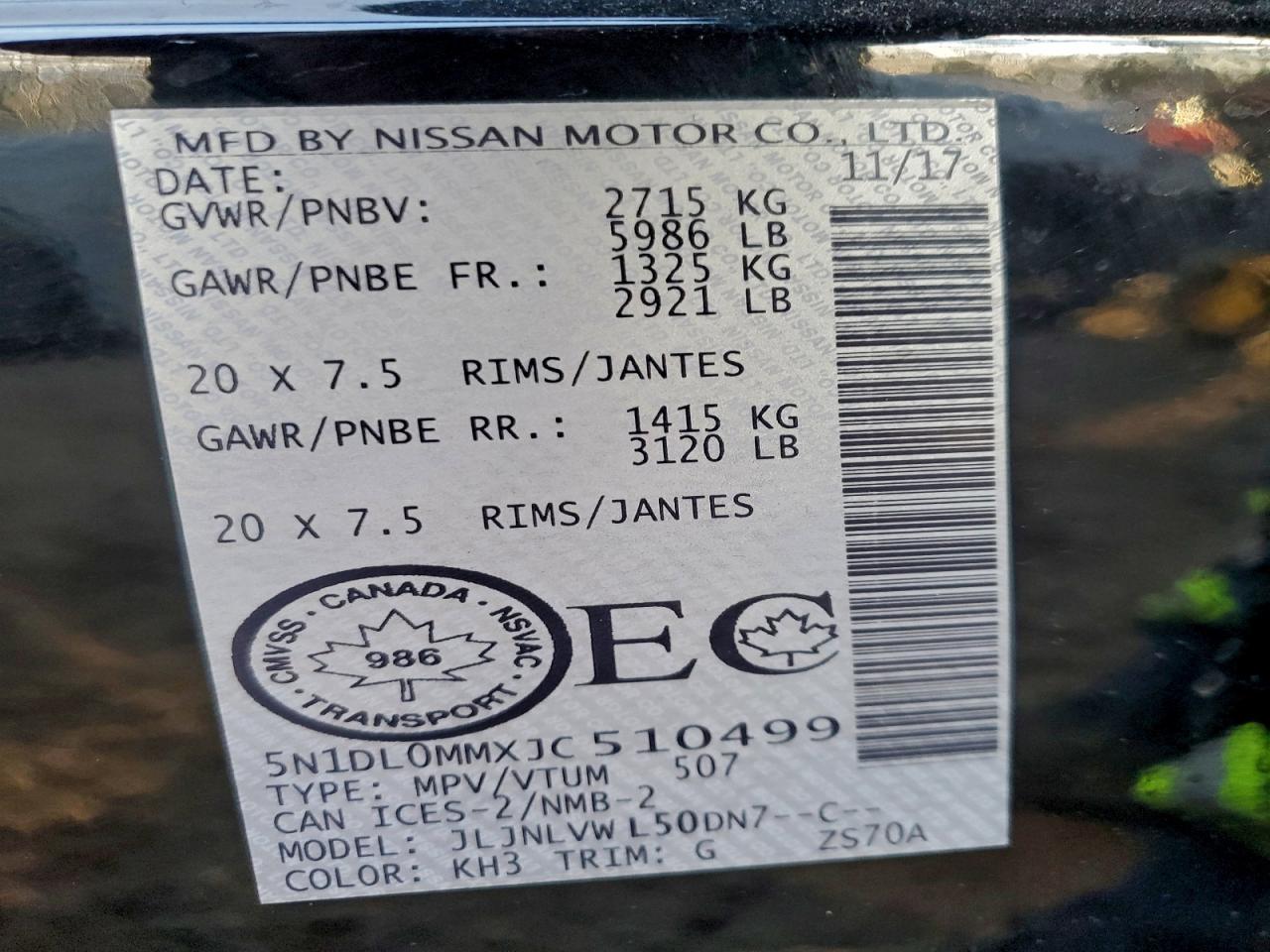 2018 Infiniti Qx60 VIN: 5N1DL0MMXJC510499 Lot: 91787615