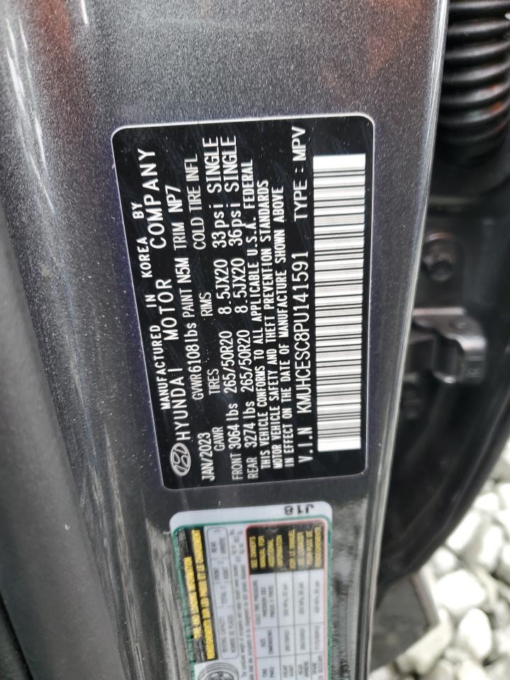 2023 Genesis Gv80 Base VIN: KMUHCESC8PU141591 Lot: 93258155