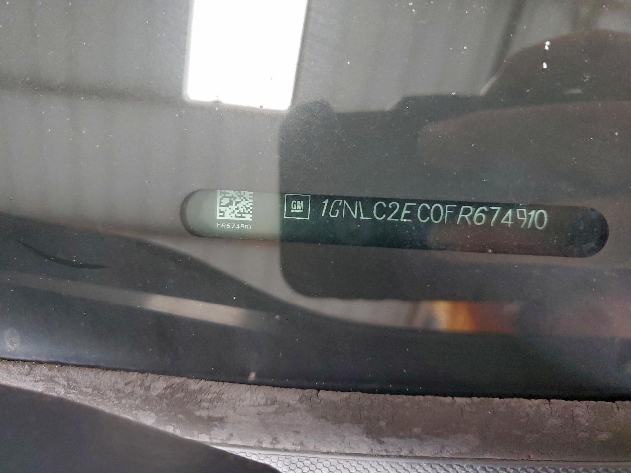 2015 Chevrolet Tahoe Police VIN: 1GNLC2EC0FR674910 Lot: 94490445