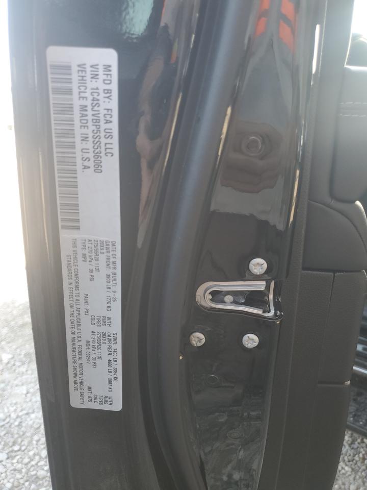 2025 Jeep Wagoneer Series Ii VIN: 1C4SJVBP5SS536060 Lot: 92945745