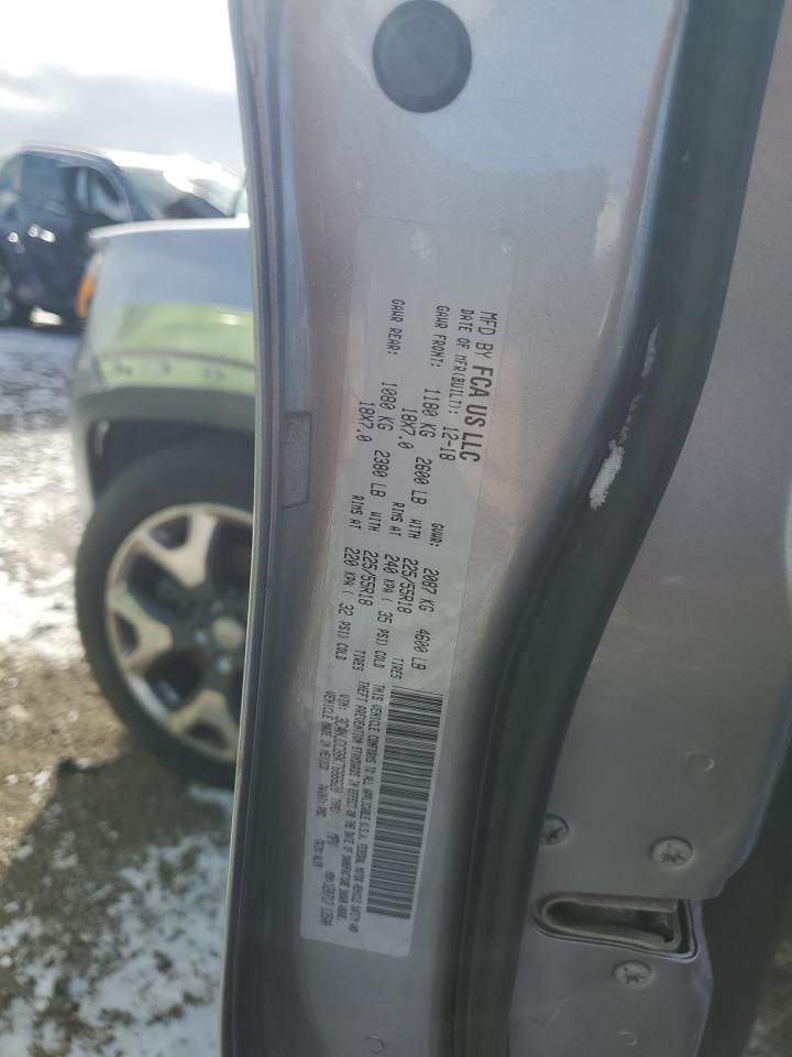 2019 Jeep Compass Limited VIN: 3C4NJDCB8KT666620 Lot: 90816895