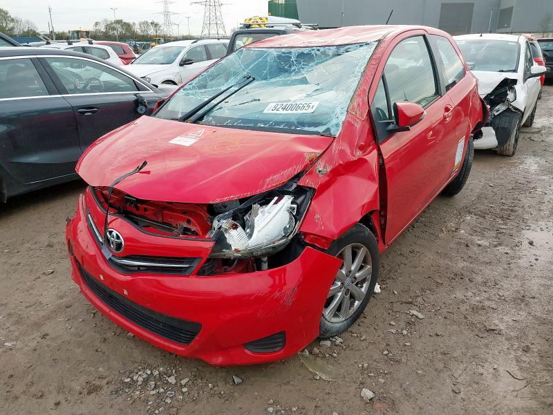 2014 TOYOTA YARIS 1.33 VVT-I TR 3DR for sale at Copart BRISTOL