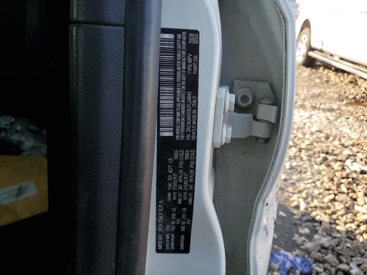 2020 Jeep Renegade Latitude VIN: ZACNJABB9LPL24843 Lot: 91632545