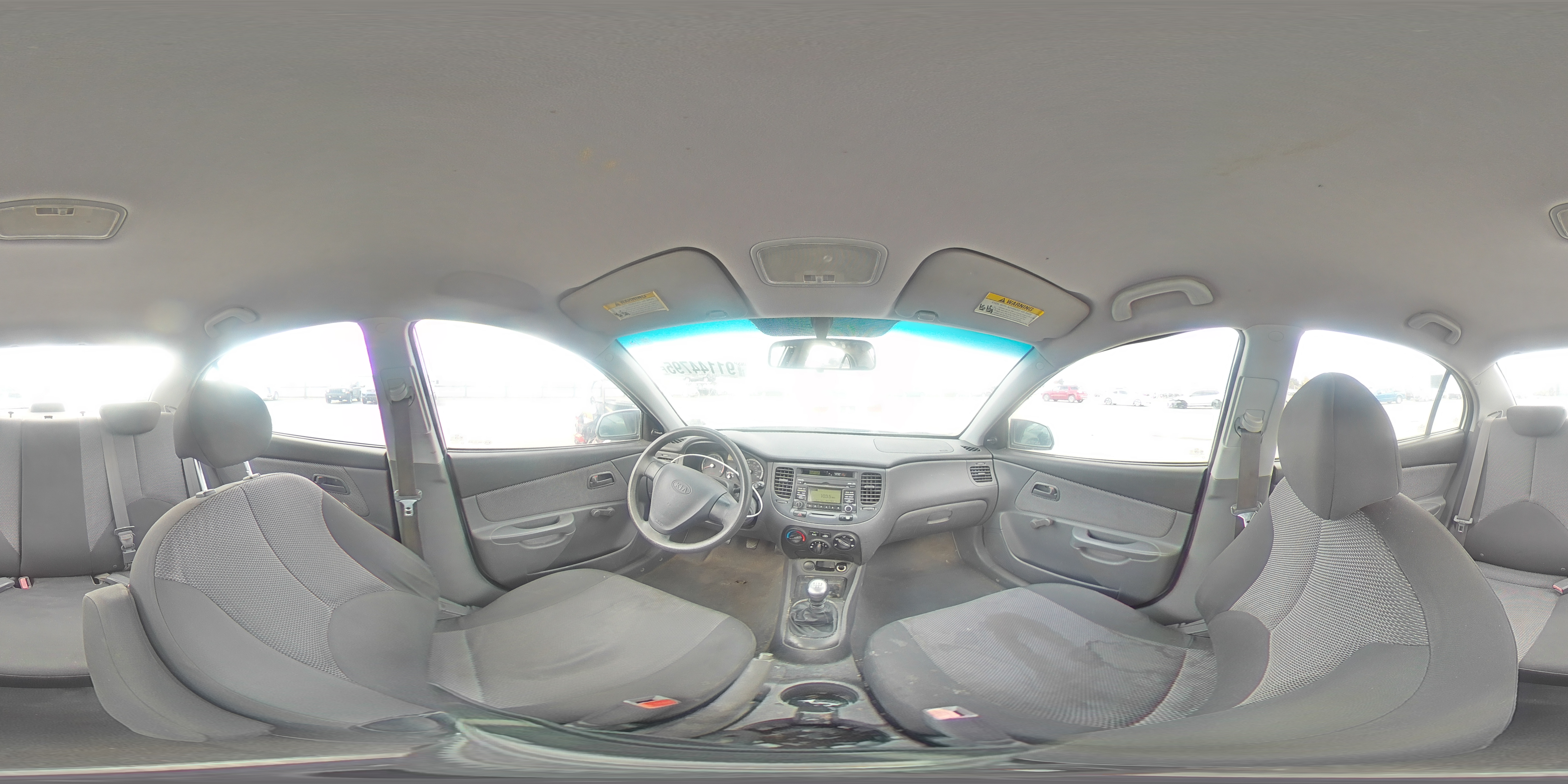 2009 Kia Rio Base VIN: KNADE223196578055 Lot: 91144795