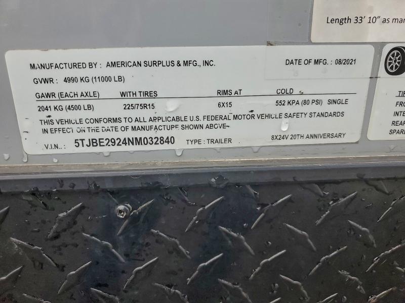 2022 AMERICAN MOTORS ICE CASTLE  