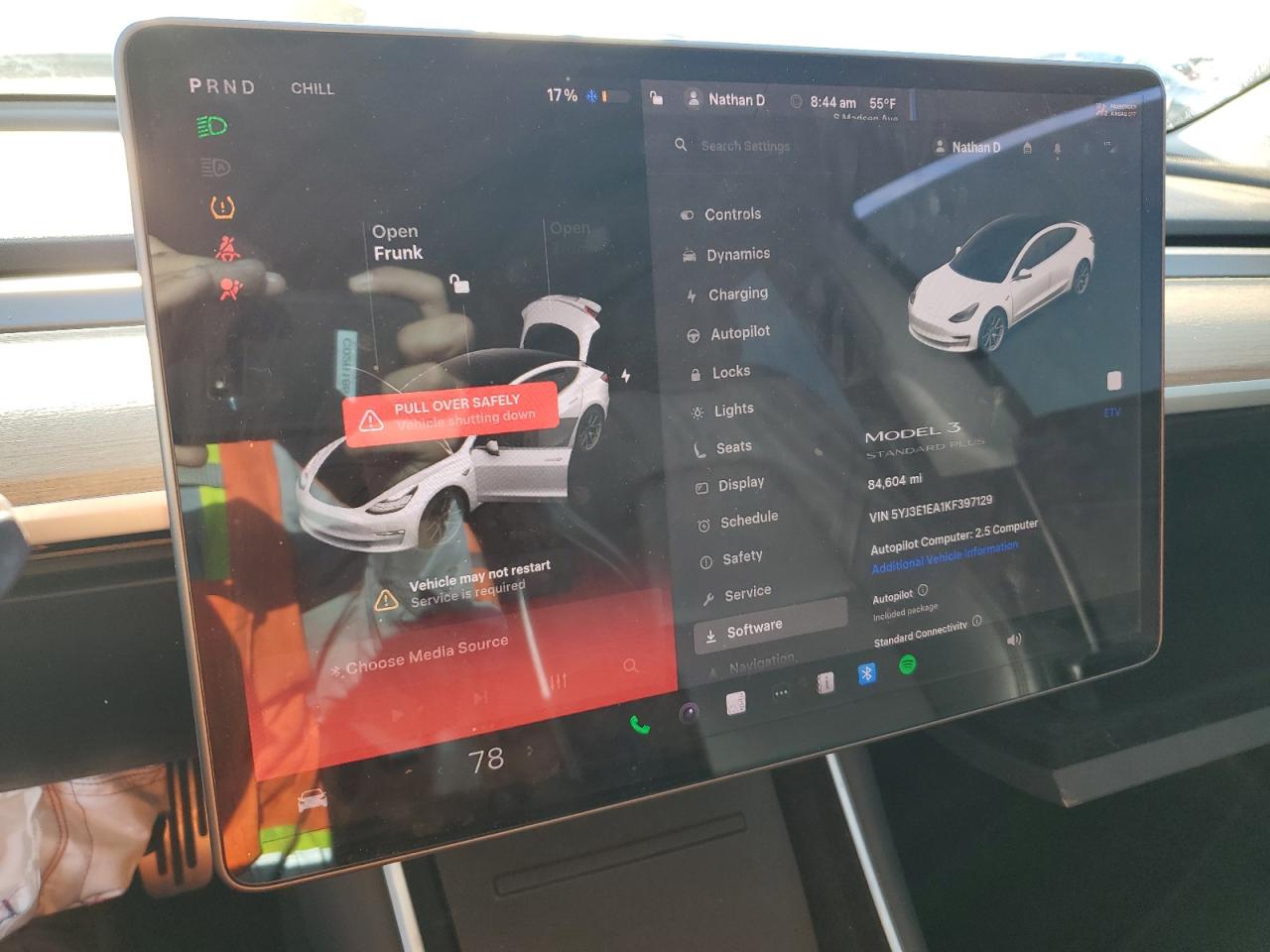 2019 Tesla Model 3 VIN: 5YJ3E1EA1KF397129 Lot: 93618185