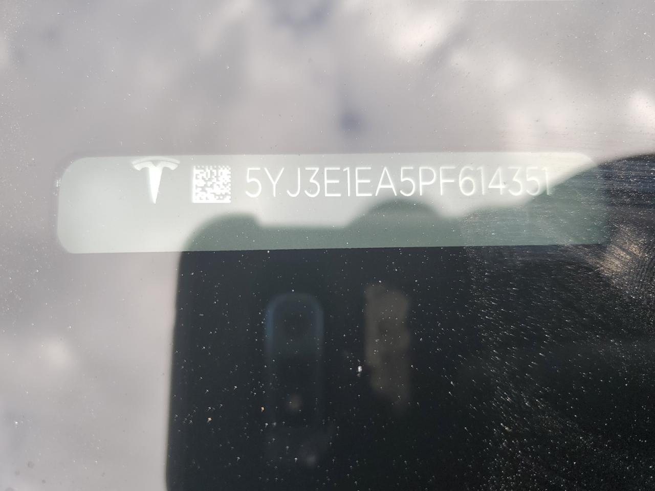 2023 Tesla Model 3 VIN: 5YJ3E1EA5PF614351 Lot: 92909855