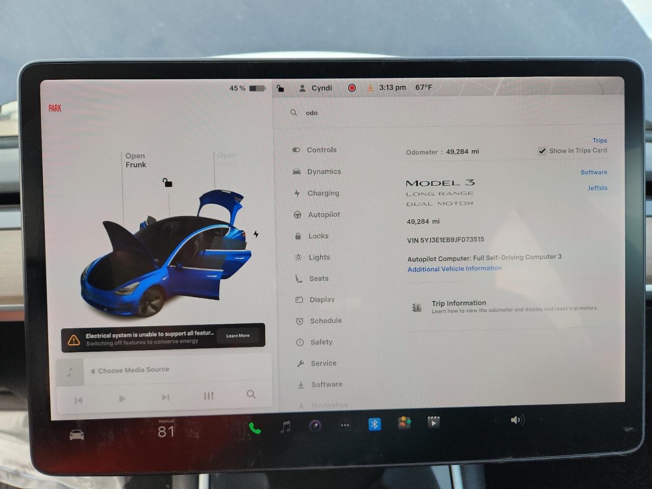 2018 Tesla Model 3 VIN: 5YJ3E1EB9JF073515 Lot: 91495055