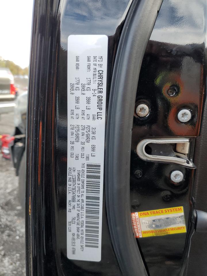 2014 Ram 1500 Sport VIN: 1C6RR7HT9ES470888 Lot: 90881495