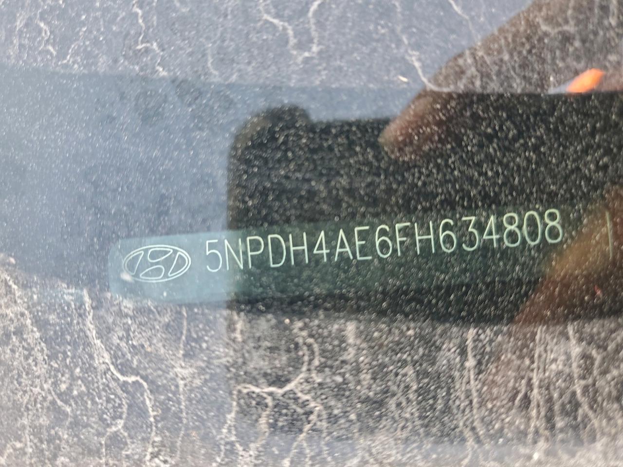 2015 Hyundai Elantra Se VIN: 5NPDH4AE6FH634808 Lot: 94292755