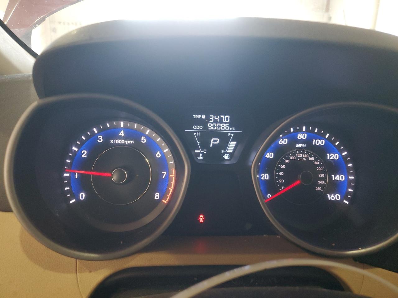 2012 Hyundai Elantra Gls VIN: KMHDH4AE4CU430067 Lot: 91408695