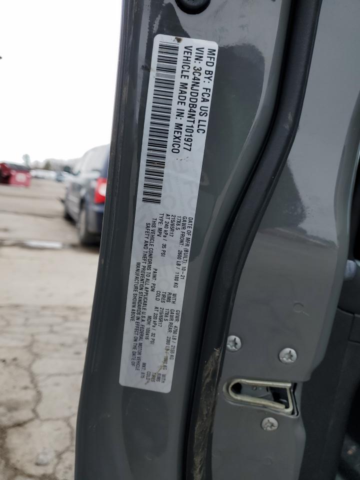 2022 Jeep Compass Trailhawk VIN: 3C4NJDDB4NT101977 Lot: 92226225