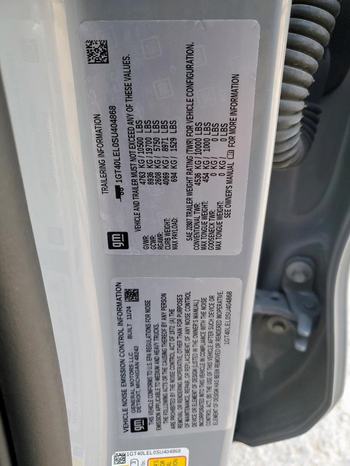 2025 GMC Sierra Denali VIN: 1GT40LEL0SU404868 Lot: 91175575