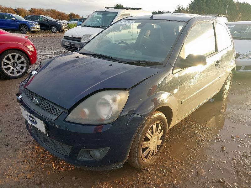 2008 FORD FIESTA 1.25 ZETEC BLUE 3DR for sale at Copart WISBECH