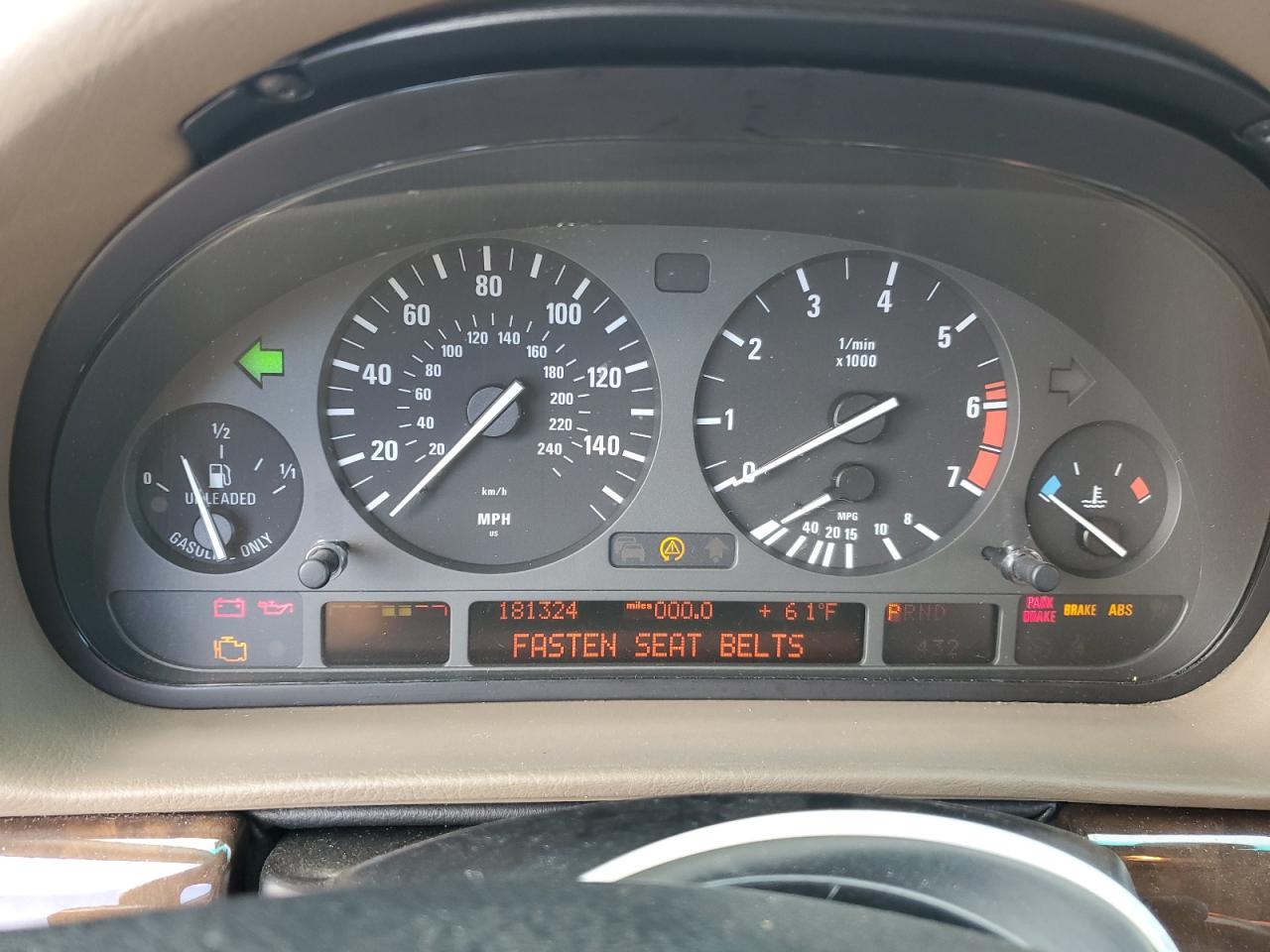 1999 BMW 740 Il VIN: WBAGH8330XDP04310 Lot: 93723245