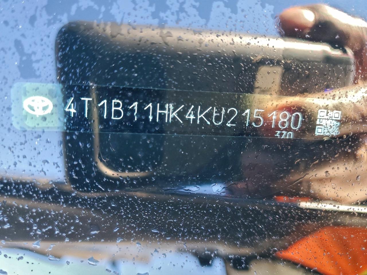 2019 Toyota Camry L VIN: 4T1B11HK4KU215180 Lot: 94165885