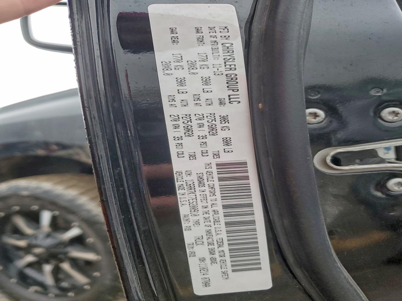 2014 Ram 1500 St VIN: 1C6RR7KT7ES200910 Lot: 93724665