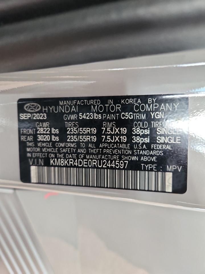 2024 Hyundai Ioniq 5 Limited VIN: KM8KR4DE0RU244597 Lot: 93765725