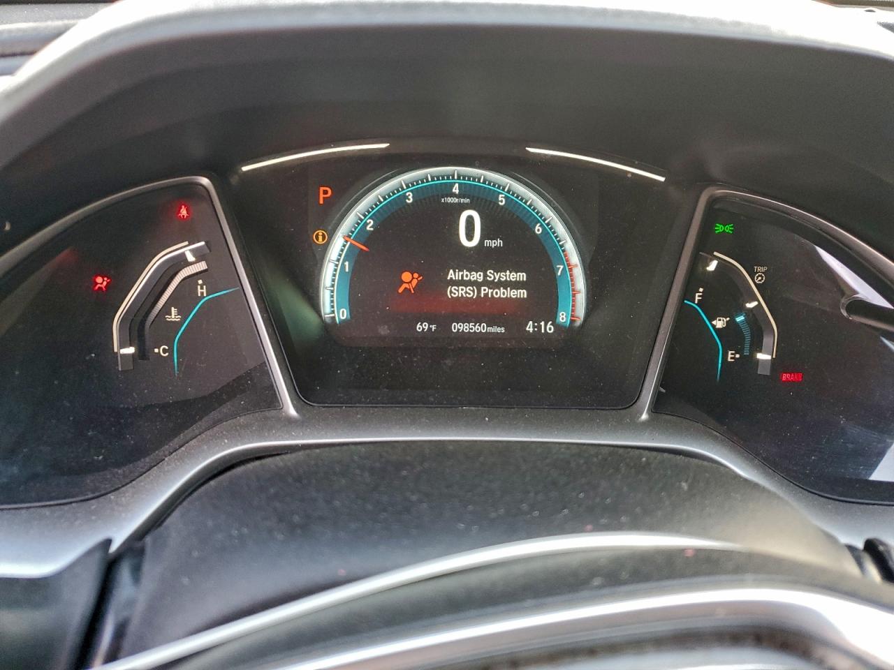 2017 Honda Civic Ex VIN: 19XFC2F74HE077698 Lot: 93781775