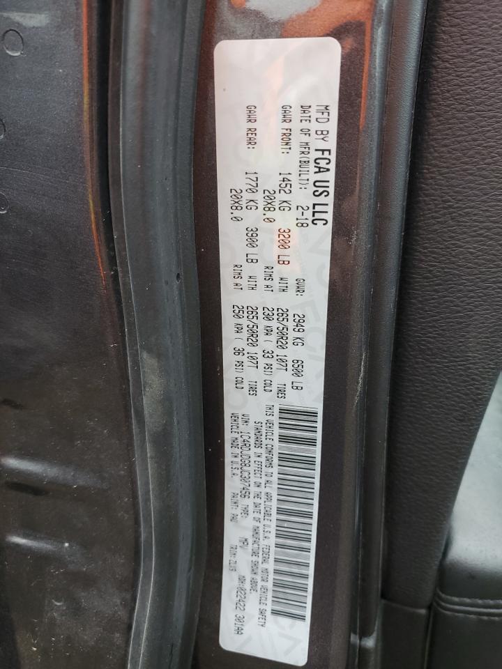 2018 Dodge Durango Gt VIN: 1C4RDJDG8JC307456 Lot: 92925675