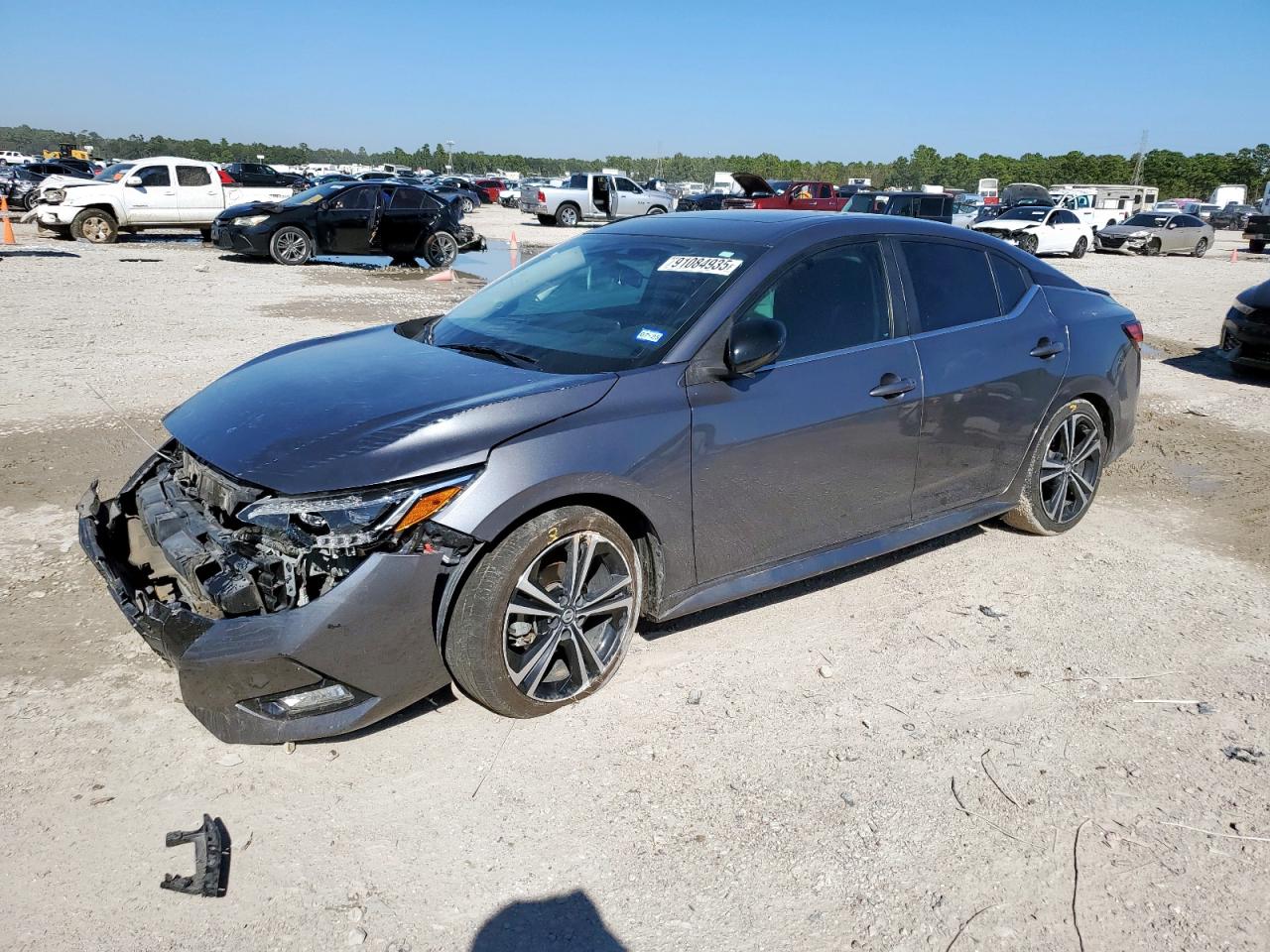 2022 Nissan Sentra Sr grey null gas 3N1AB8DVXNY233614 photo #1