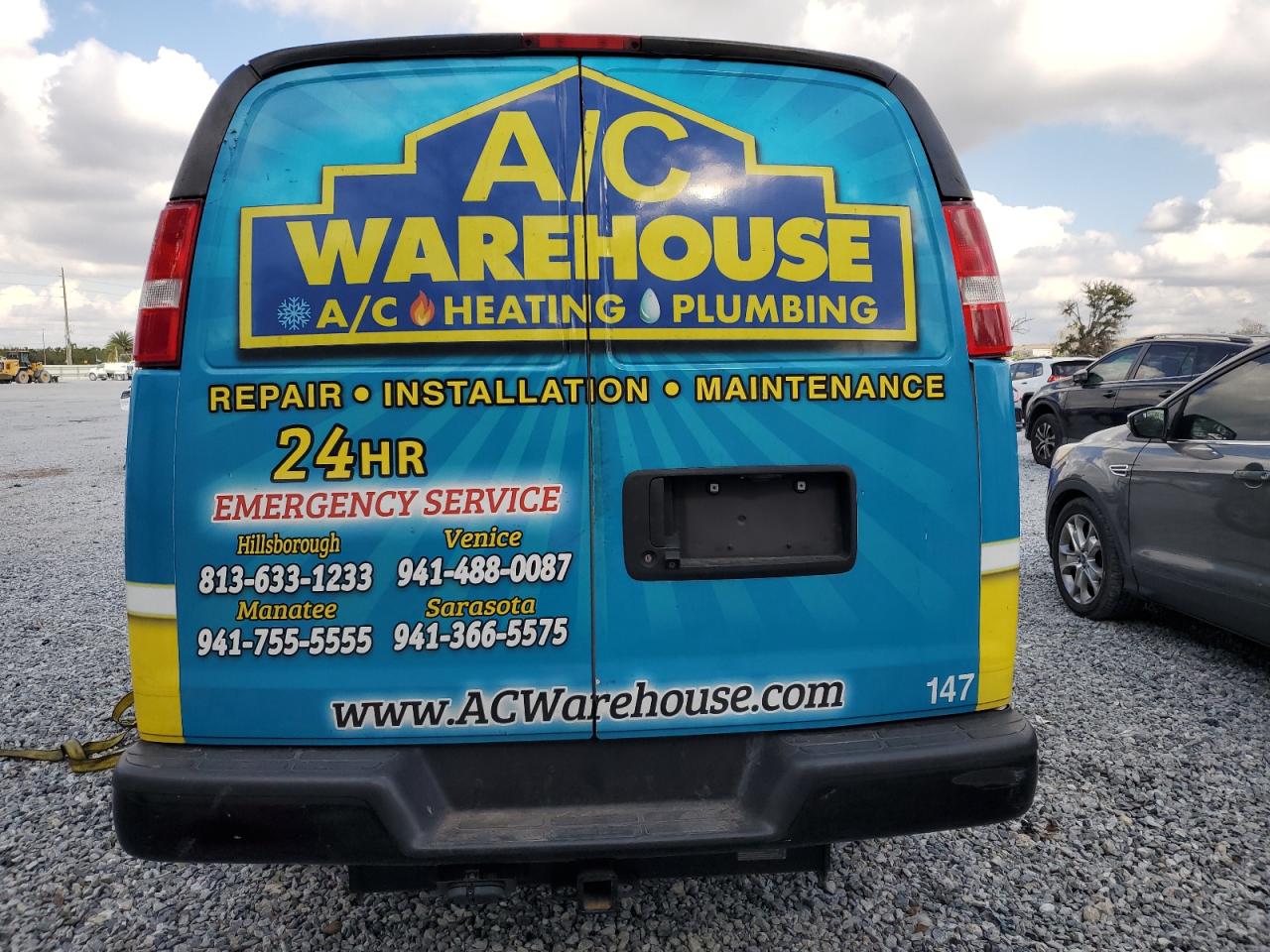 2022 Chevrolet Express G2500 Delivery Van VIN: 1GCWGAFP7N1281800 Lot: 92590045