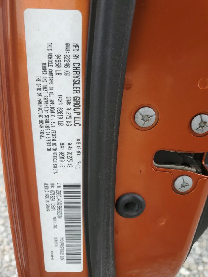 2011 Dodge Challenger VIN: 2B3CJ4DG2BH602830 Lot: 93661635