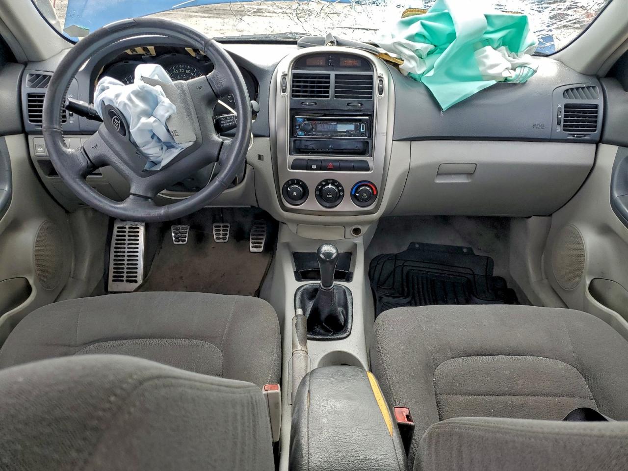 2005 Kia Spectra Lx VIN: KNAFE121X55192316 Lot: 94276945