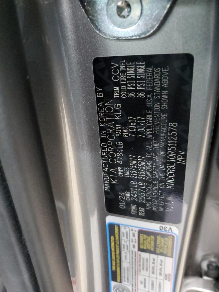 2024 Kia Niro Wind VIN: KNDCR3L10R5112578 Lot: 92862645