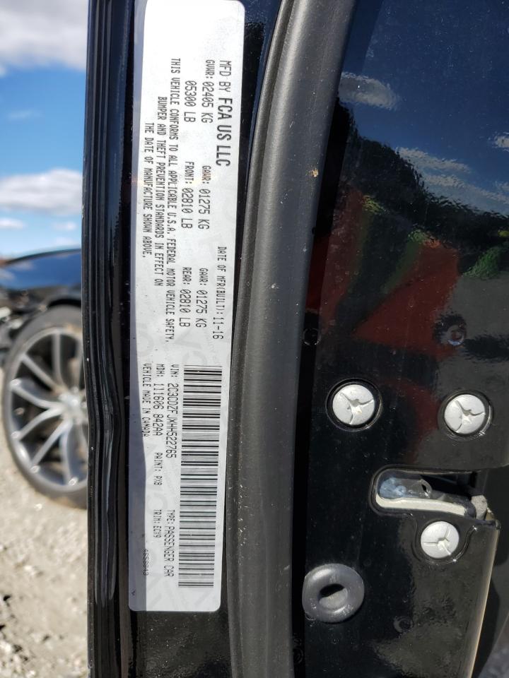 2017 Dodge Challenger R/T 392 VIN: 2C3CDZFJXHH522765 Lot: 92261275