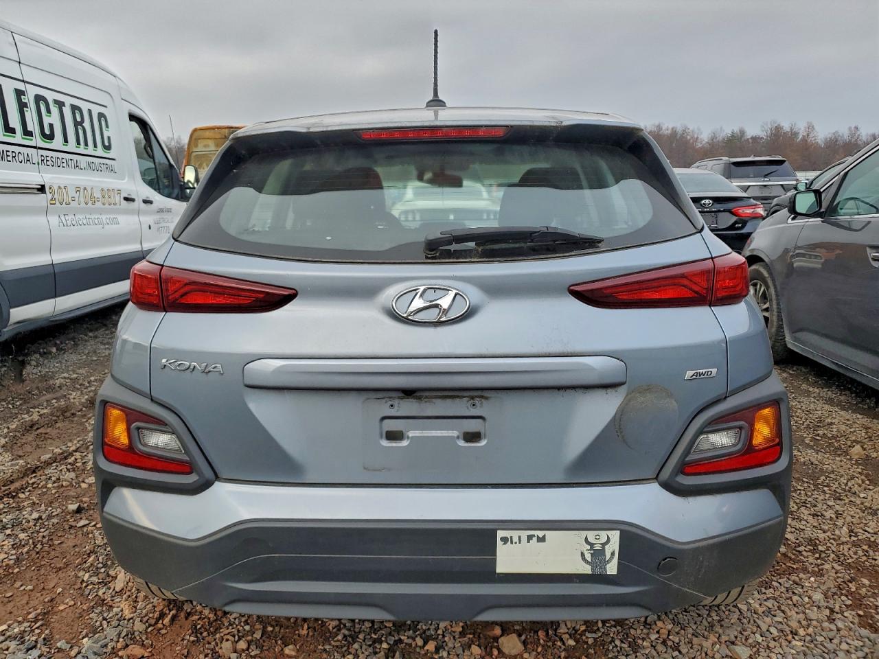 2018 Hyundai Kona Se VIN: KM8K1CAA7JU080952 Lot: 91291895