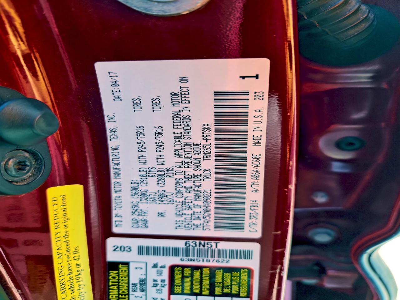 2017 Toyota Tacoma Double Cab VIN: 5TFAX5GN0HX090221 Lot: 94476225