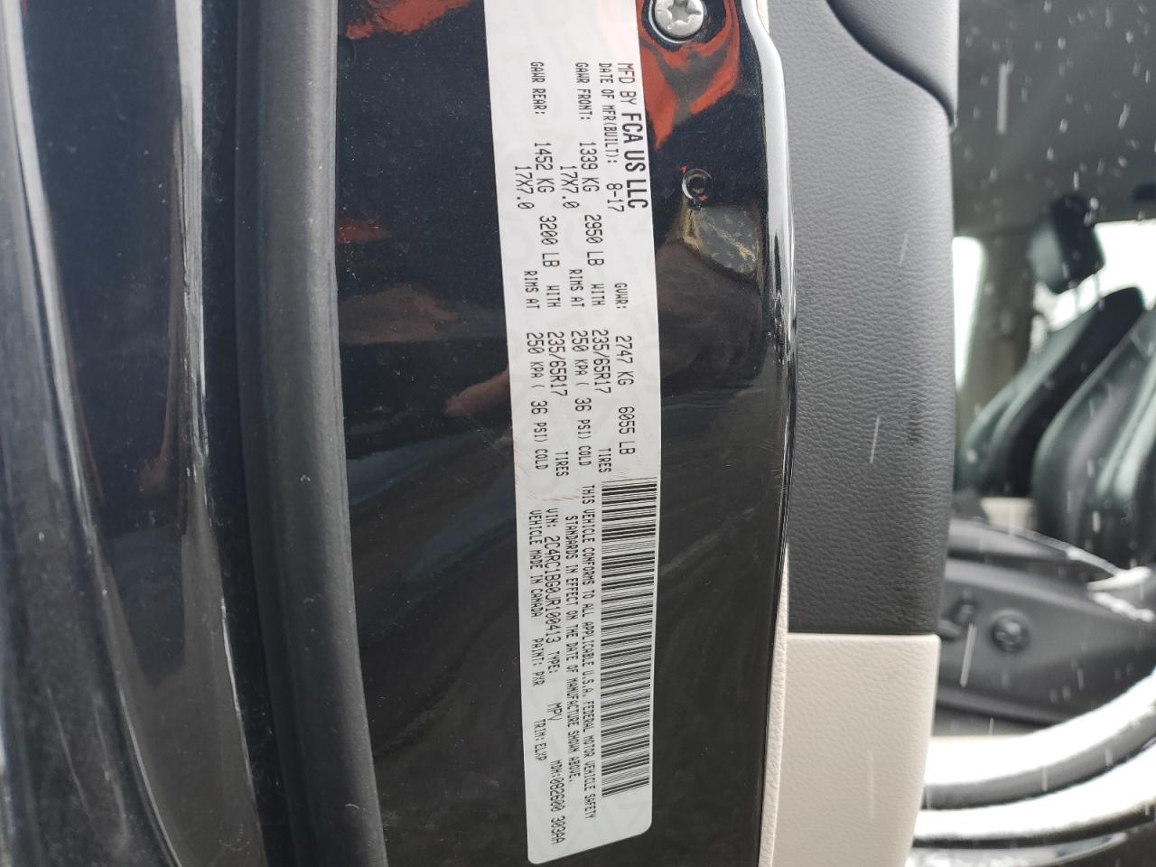 2018 Chrysler Pacifica Touring L VIN: 2C4RC1BG0JR100413 Lot: 91495075