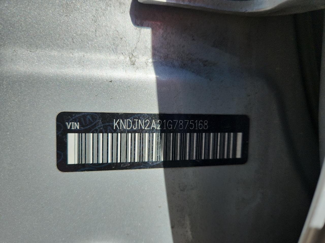 2016 Kia Soul VIN: KNDJN2A21G7875168 Lot: 92020005