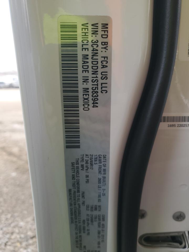 2025 Jeep Compass Trailhawk VIN: 3C4NJDDN1ST583944 Lot: 93676855