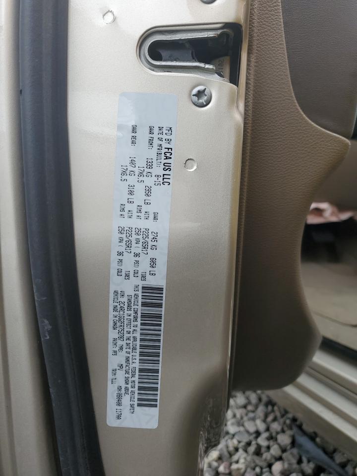 2015 Chrysler Town & Country Limited Platinum VIN: 2C4RC1GG2FR752787 Lot: 91739705