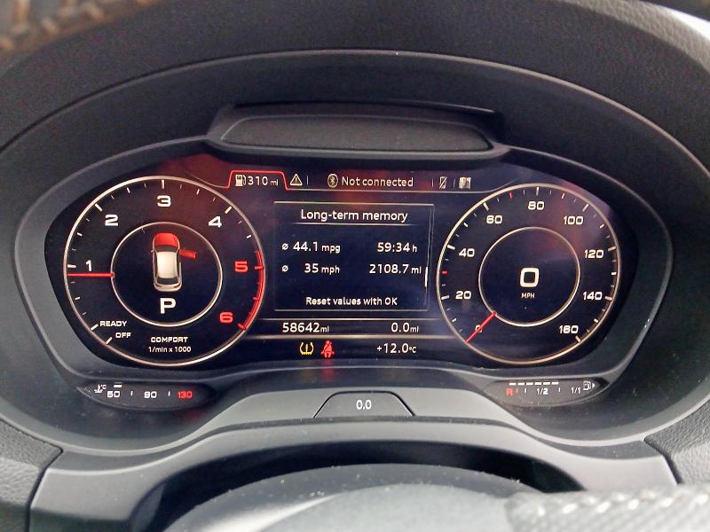 2017 AUDI A3 2.0 TDI S LINE 5DR S TRONIC [7 SPEED]