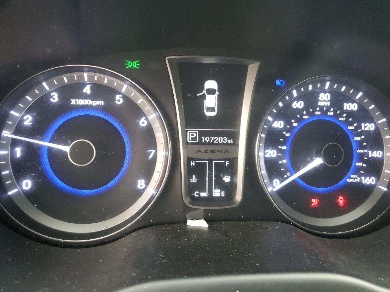 2012 Hyundai Azera Gls VIN: KMHFH4JG7CA142958 Lot: 93030975