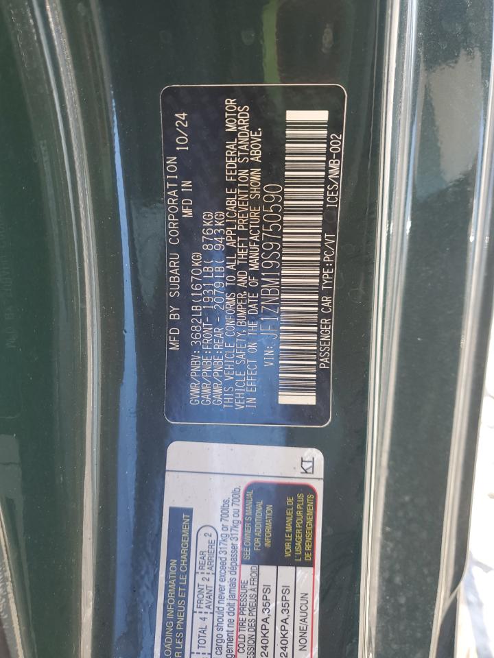 2025 Toyota Gr 86 Hakone VIN: JF1ZNBM19S9750590 Lot: 92048495